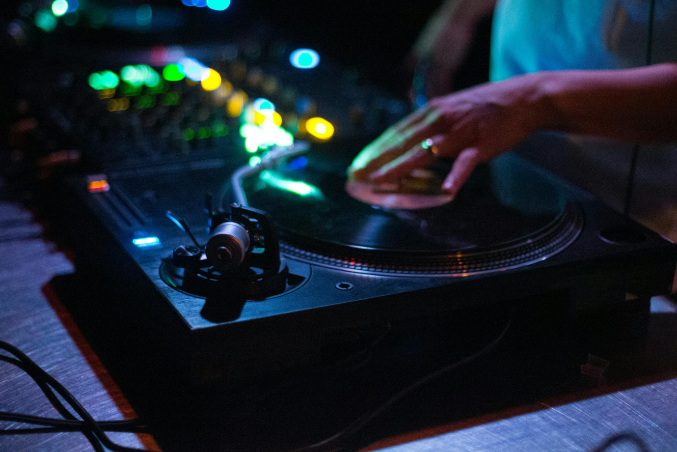 A DJ’s set up